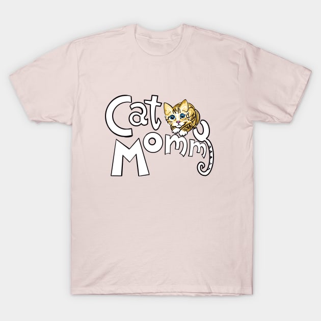 Cat Mommy T-Shirt by TAP4242